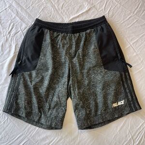 Palace x Adidas Shorts Black/Grey Small/Medium